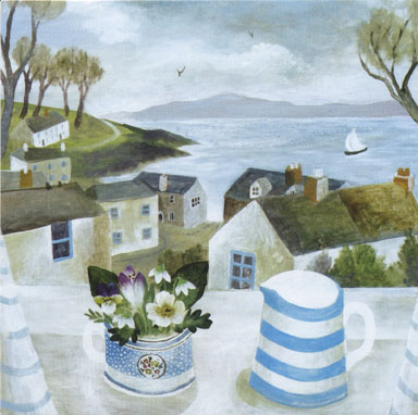 Cornish Jug, Garden Flowers