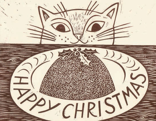 AGBI CHRISTMAS CARD PACK - Christmas Cat