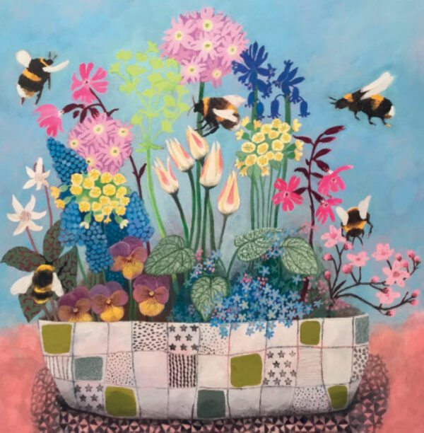 Bumblebees Welcoming Spring