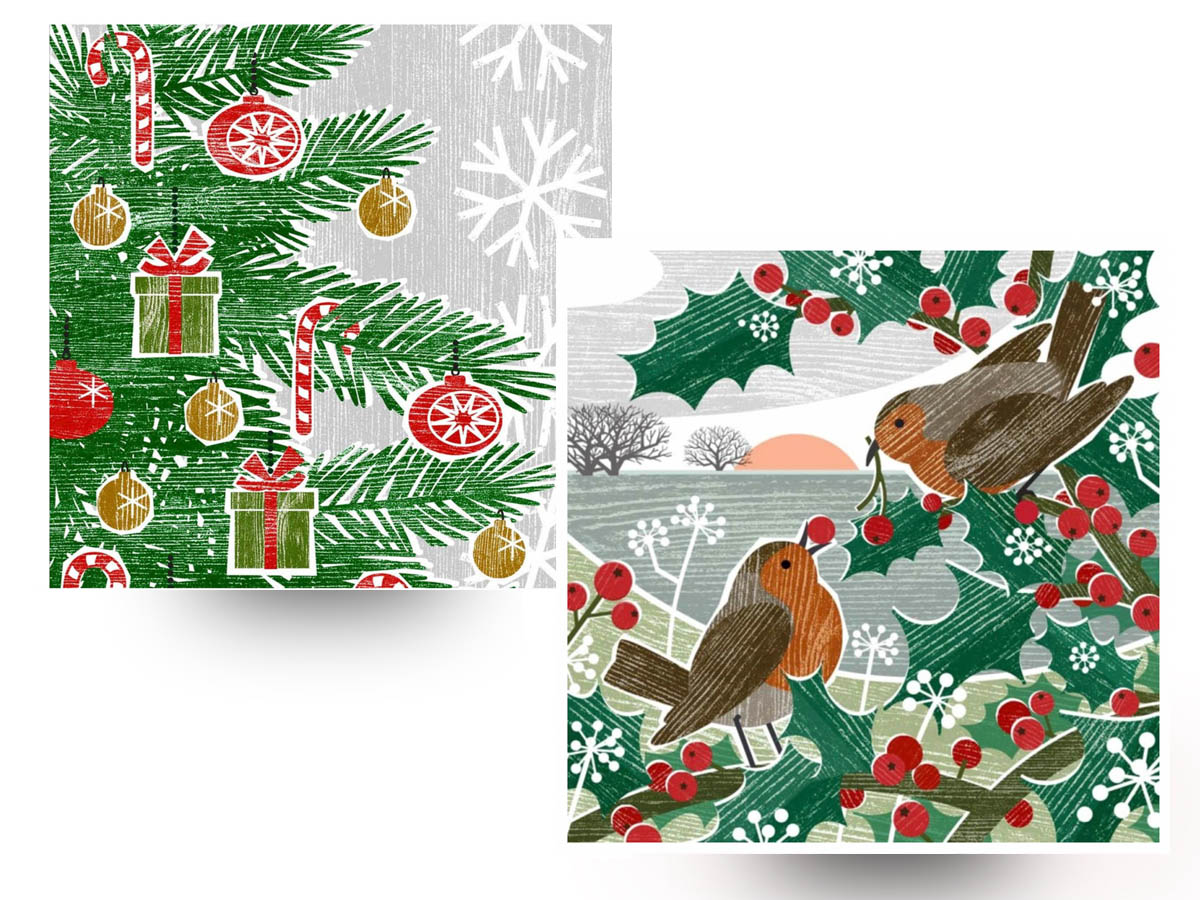 CPRE CHRISTMAS CARD 6 PACK - Berry Feast & Festive Tree 1 CPRE CHRISTMAS CARD 6 PACK - Berry Feast & Festive Tree CPRE CHRISTMAS CARD 6 PACK - Berry Feast & Festive Tree