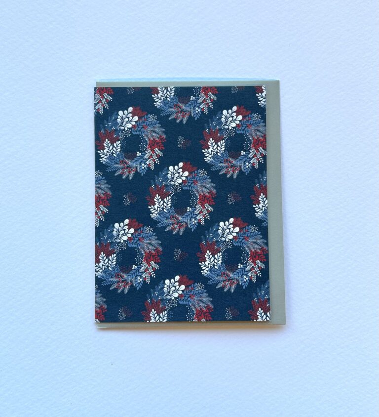 Wreath Pocket Print Small Card