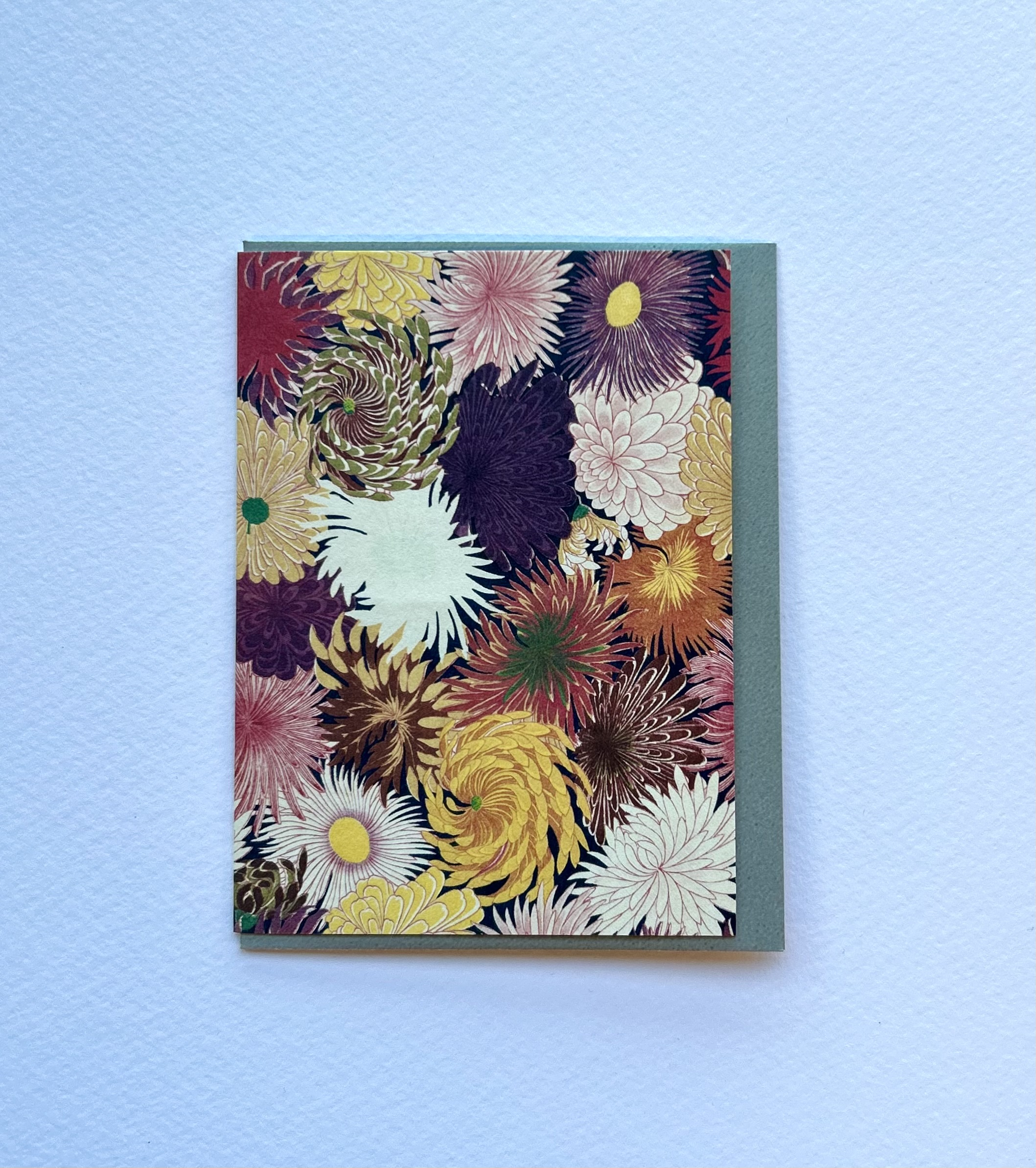 Chrysanthemums Pocket Print Small Card 1 Chrysanthemums Pocket Print Small Card Chrysanthemums Pocket Print Small Card