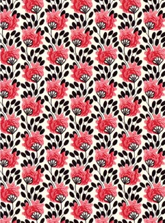Spotted Flowers Pocket Print Small Card