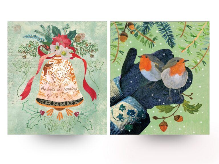 CPRE CHRISTMAS CARD 6  PACK - Hear the Bells & Robin Friends