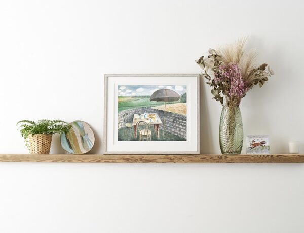 Tea at Furlongs   GICLEE PRINT - Image 4