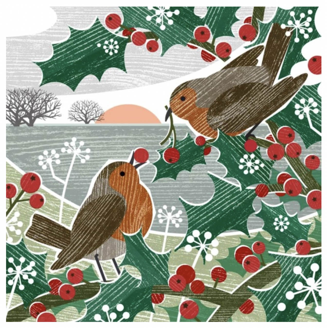 CPRE CHRISTMAS CARD 6 PACK - Berry Feast & Festive Tree 2 CPRE CHRISTMAS CARD 6 PACK - Berry Feast & Festive Tree CPRE CHRISTMAS CARD 6 PACK - Berry Feast & Festive Tree - Image 2
