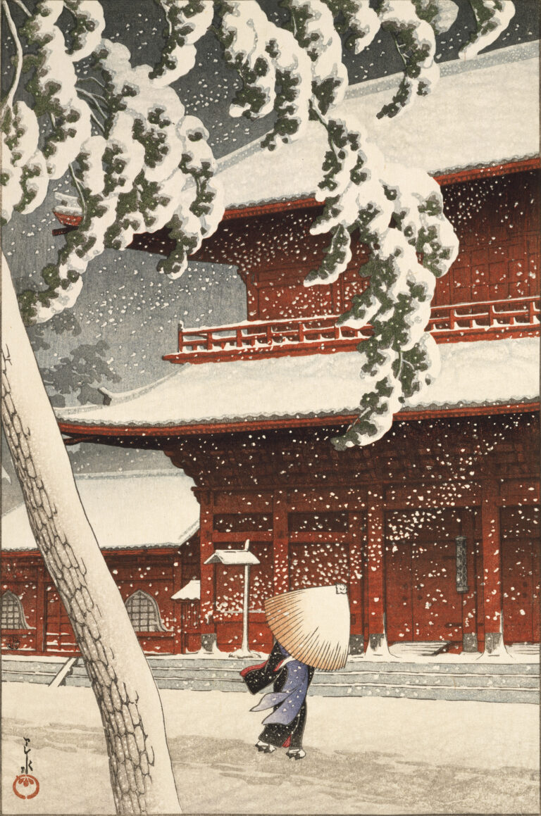 AGBI CHRISTMAS CARD PACK - Zojo-Ji Temple in Shiba