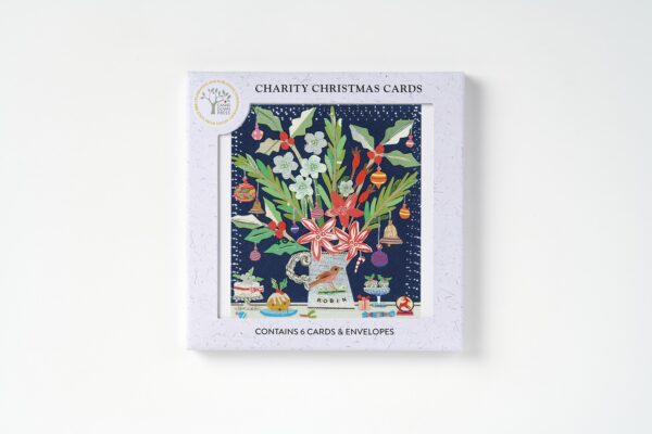 AGBI CHRISTMAS CARD PACK - Robin and Mincepies - Image 2