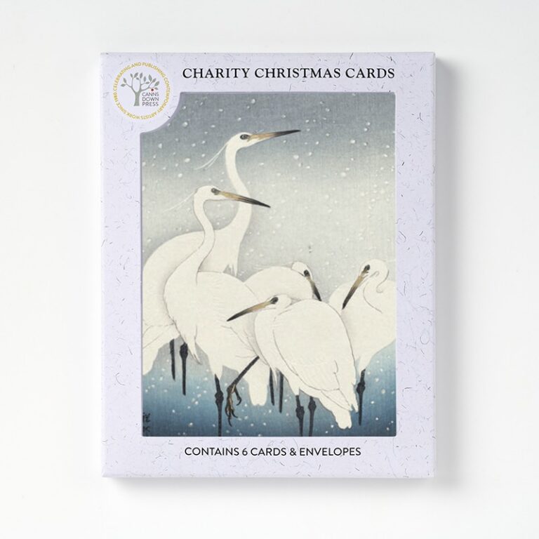 AGBI CHRISTMAS CARD PACK - Herons in Snow