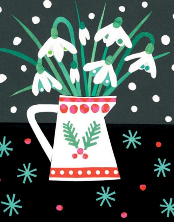 AGBI CHRISTMAS CARD PACK - Snowdrops - Image 2