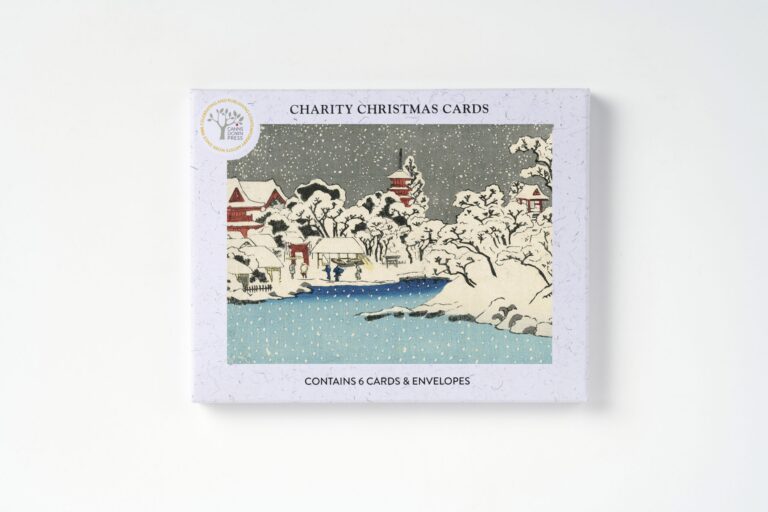 AGBI CHRISTMAS CARD PACK - Snow on Benten Hill at Kinryuzan Temple in Asakusa