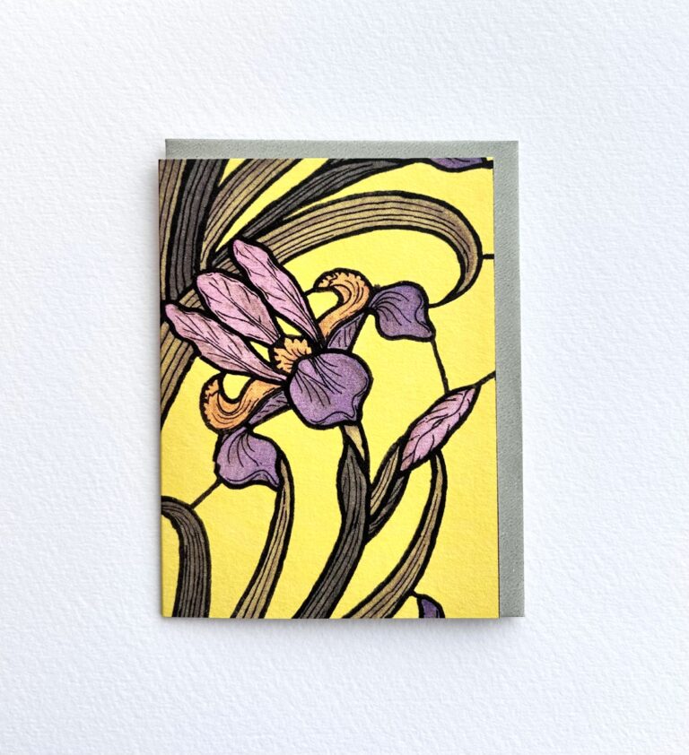 Iris Pocket Print Small Card