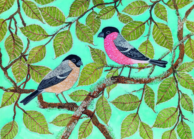 Beneath the Beech Leaves