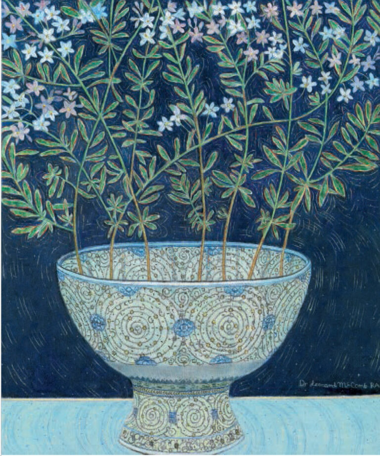Jasmine Flowers in a Turkish Bowl