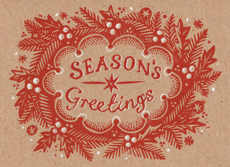 AGBI CHRISTMAS CARD PACK - Season's Greetings