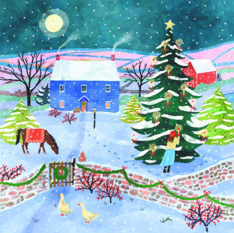 AGBI CHRISTMAS CARD PACK - Country Christmas